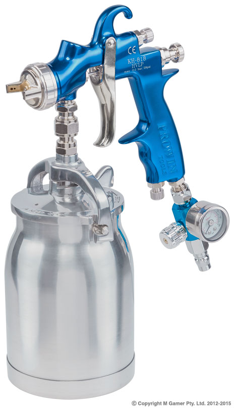 1.8mm KH818 Suction Feed HVLP Spray Gun
